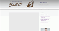 Desktop Screenshot of charlotteballet.com